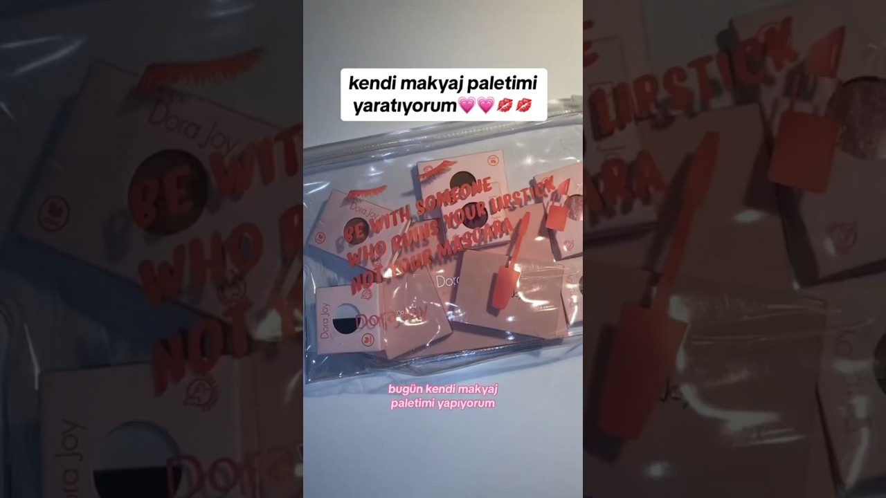 kendi makyaj paletimi yaratıyorum💄💗💗 