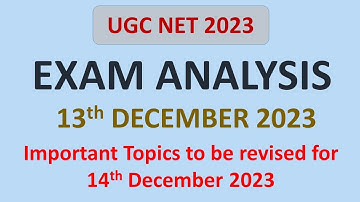 NTA UGC NET December 2023 Paper 1 Detailed Exam Analysis |13th December 2023  Exam Shift 1 & Shift 2
