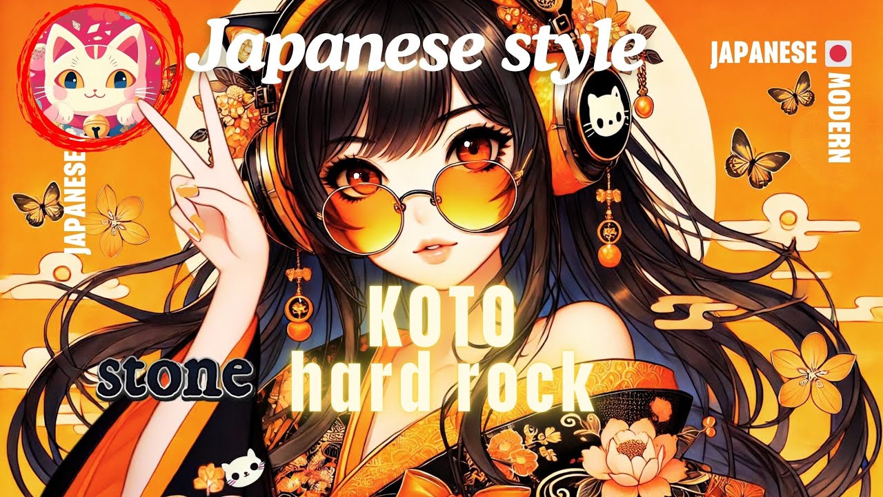 和風BGM】Japanese KOTO🔥hard rock 作業用BGM original - YouTube