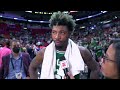 Marcus Smart talks after Boston Celtics dominate Miami Heat 127-102