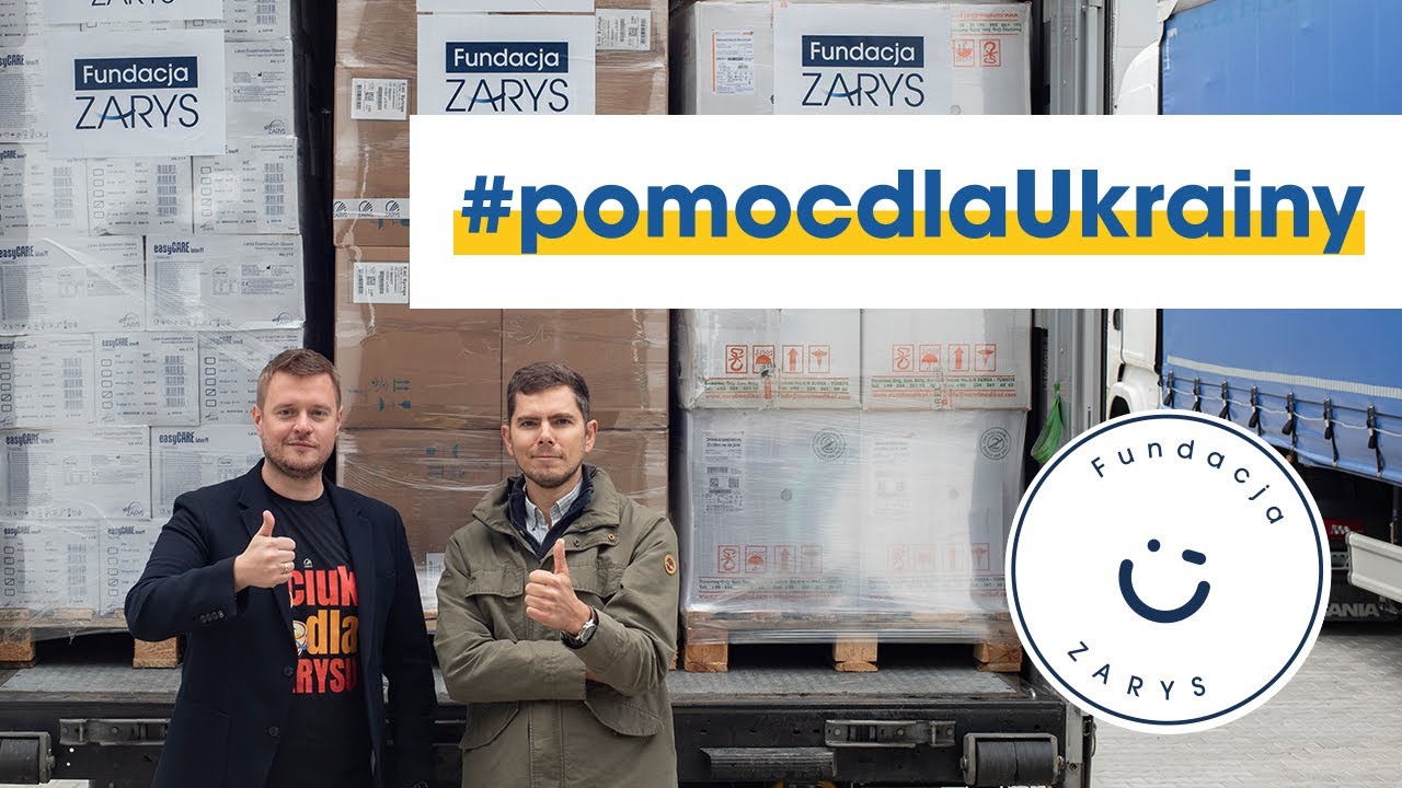 Fundacja ZARYS i Piotr Zychowicz - transport środków medycznych do ukraińskich szpitali