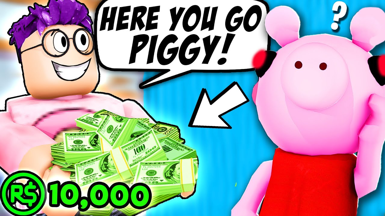 Can You Spend 10 000 Robux And Beat Roblox Piggy Piggy Hospital