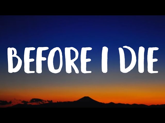 Before I Die – BoyWithUke (minute long songs VOL 5.) lyrics 