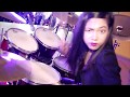 Bon jovi   its my life live drum cover by nur amira syahira souq