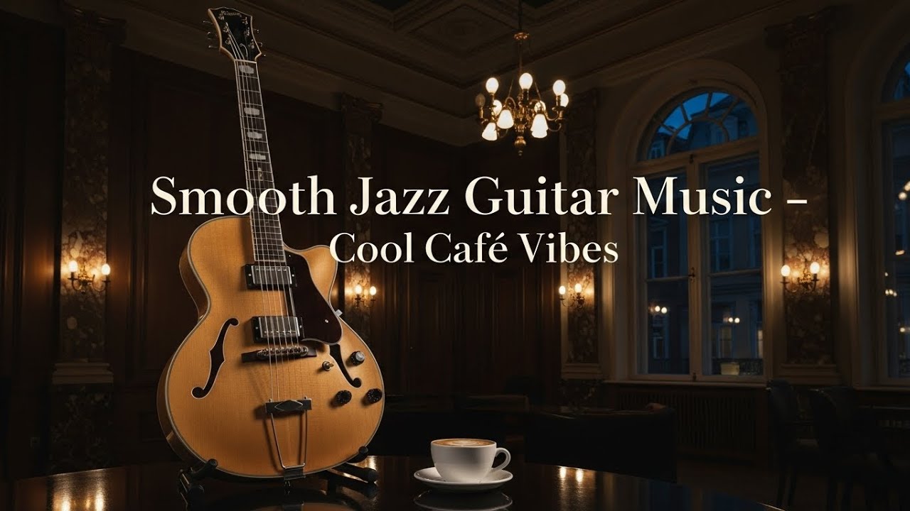 Smooth Jazz Guitar Music ☕ Cool Cafe Vibes for Relaxation, Study, Work & Deep Focus