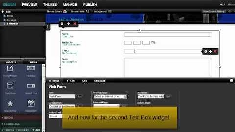 Creating forms on your website