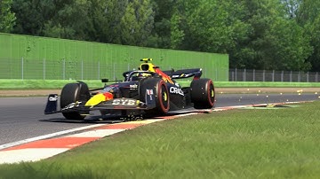 SimDream F1 2022 - RedBull RB18 attacks the curbs...