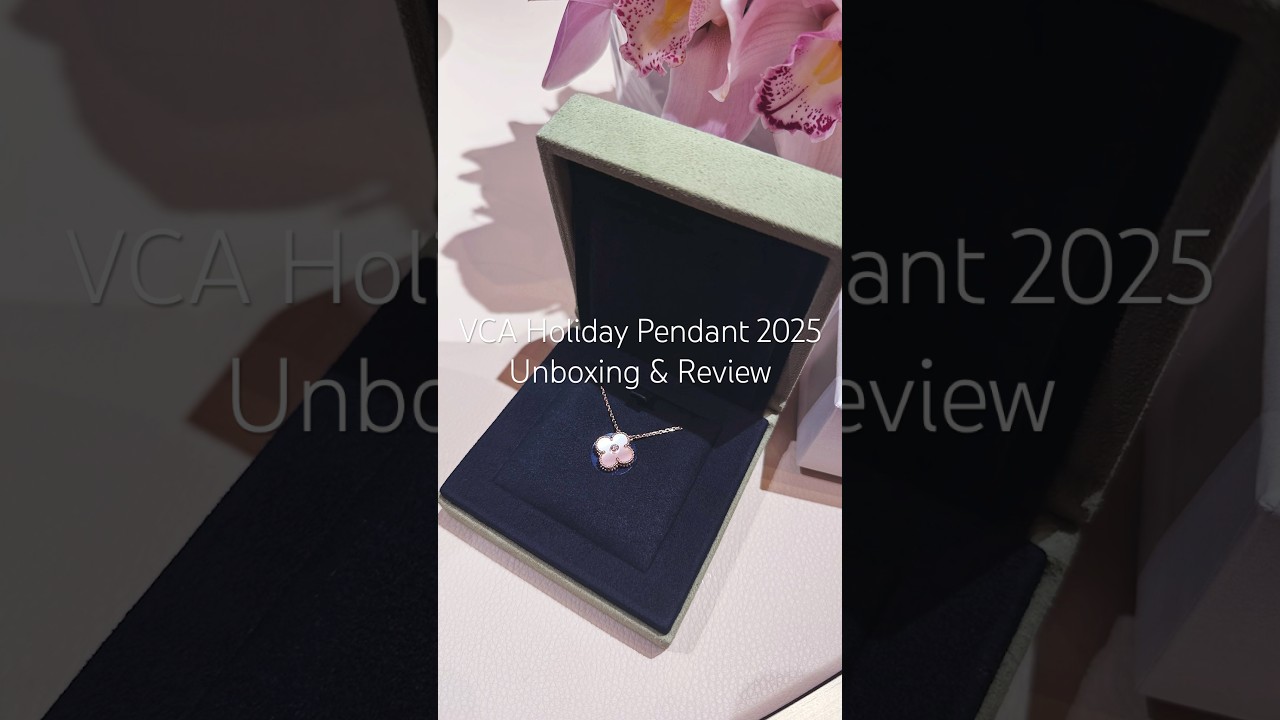 Распаковка и обзор подвески Van Cleef Holiday 2025 