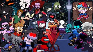 Fnf Glitcher But  Different Characters Sing It everyone Sings Glitcher   Friday Night Funkin