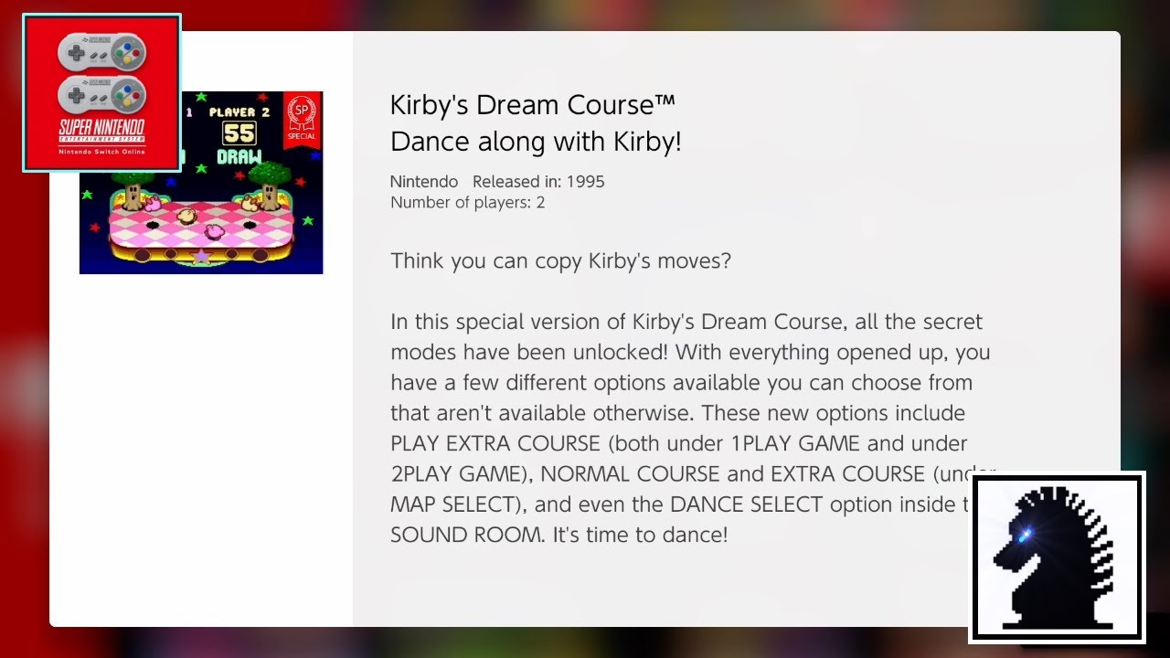 NS Super Nintendo - Nintendo Switch Online - Special #6: Kirby's Dream Course