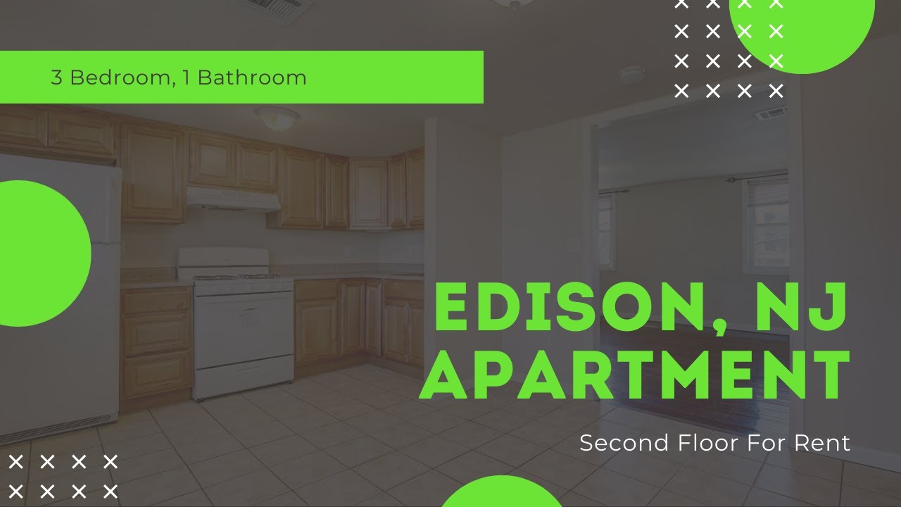 Sparkling Second Floor Apartment For Rent Edison, NJ YouTube