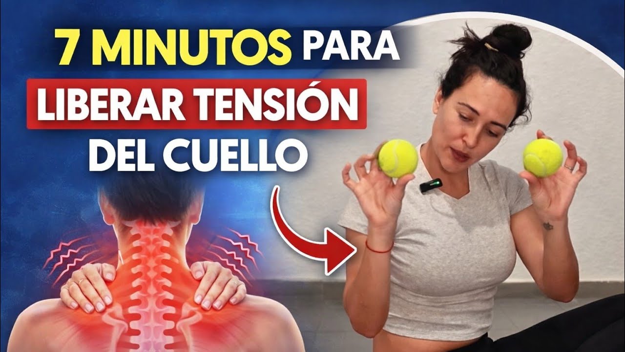 Libera la tensión muscular del cuello con dos pelotas con esta rutina de 7 minutos 