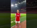 Arsenal Fans, Anna Patten Has A Message For You 😊 #shorts