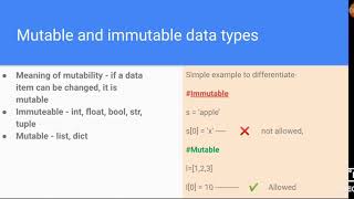 Python concepts - Mutability and its effects on arguments passed to a function