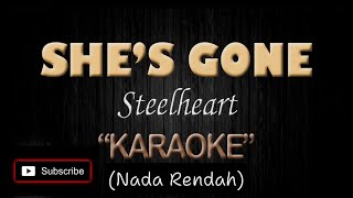 She's gone - Steelheart (karaoke version)  nada rendah