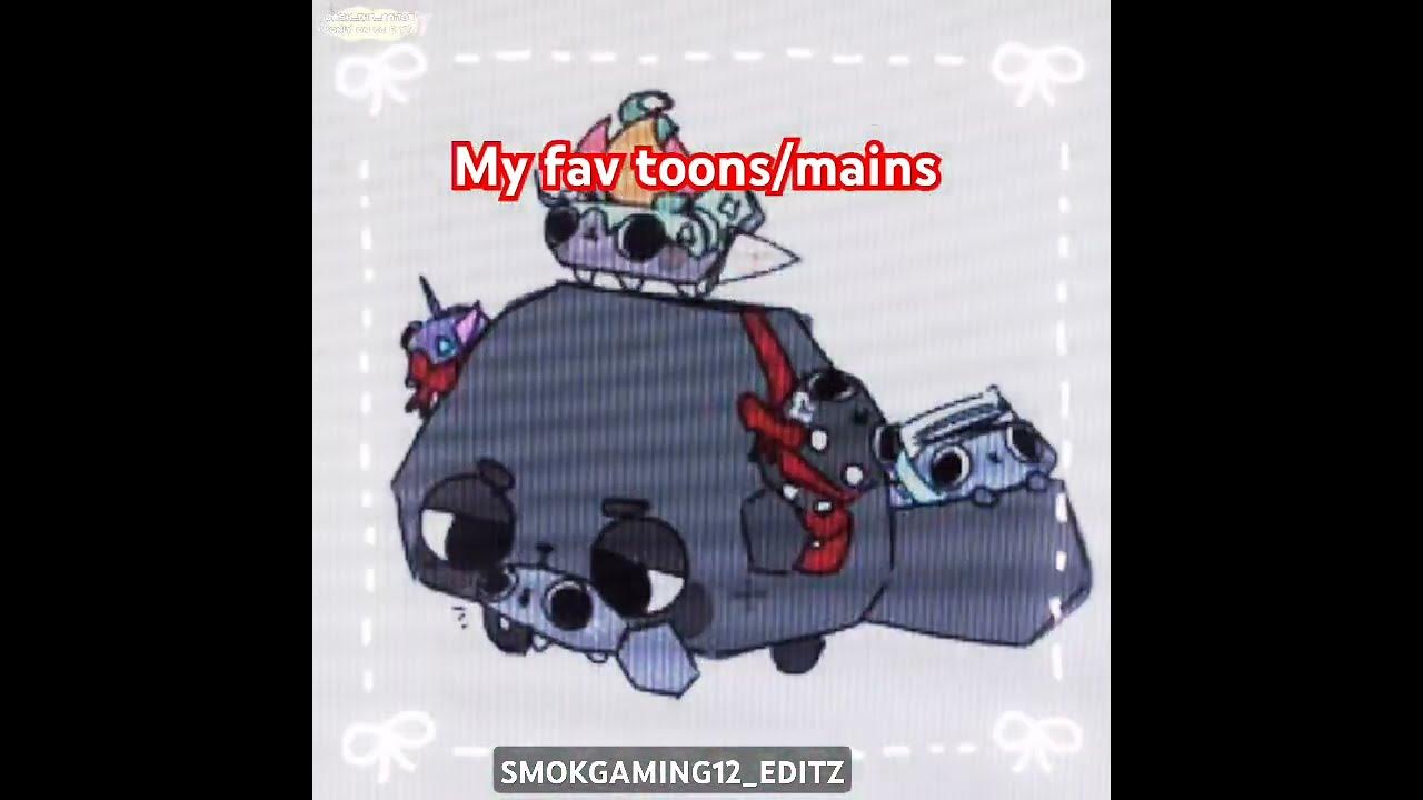 My fav toons mains in dandys world christmas toons mains included