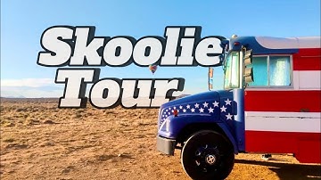 Skoolie Tour | DIY School Bus to Tiny Home | Fulltime Traveler