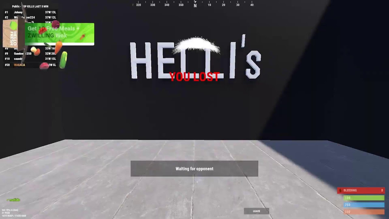 FORCED RUST WIPE