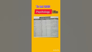 #ts tet psychology bits# tet paper 1 #dsc aspirents #telugu#tstet2023