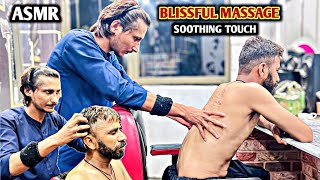 Experience Blissful Relaxation 🌿 ASMR Head & Back Massage by Chamkeli Master for Mindful Healing