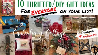 10 DIY/THRIFTED CHRISTMAS GIFT IDEAS FOR EVERYONE ON YOUR LIST