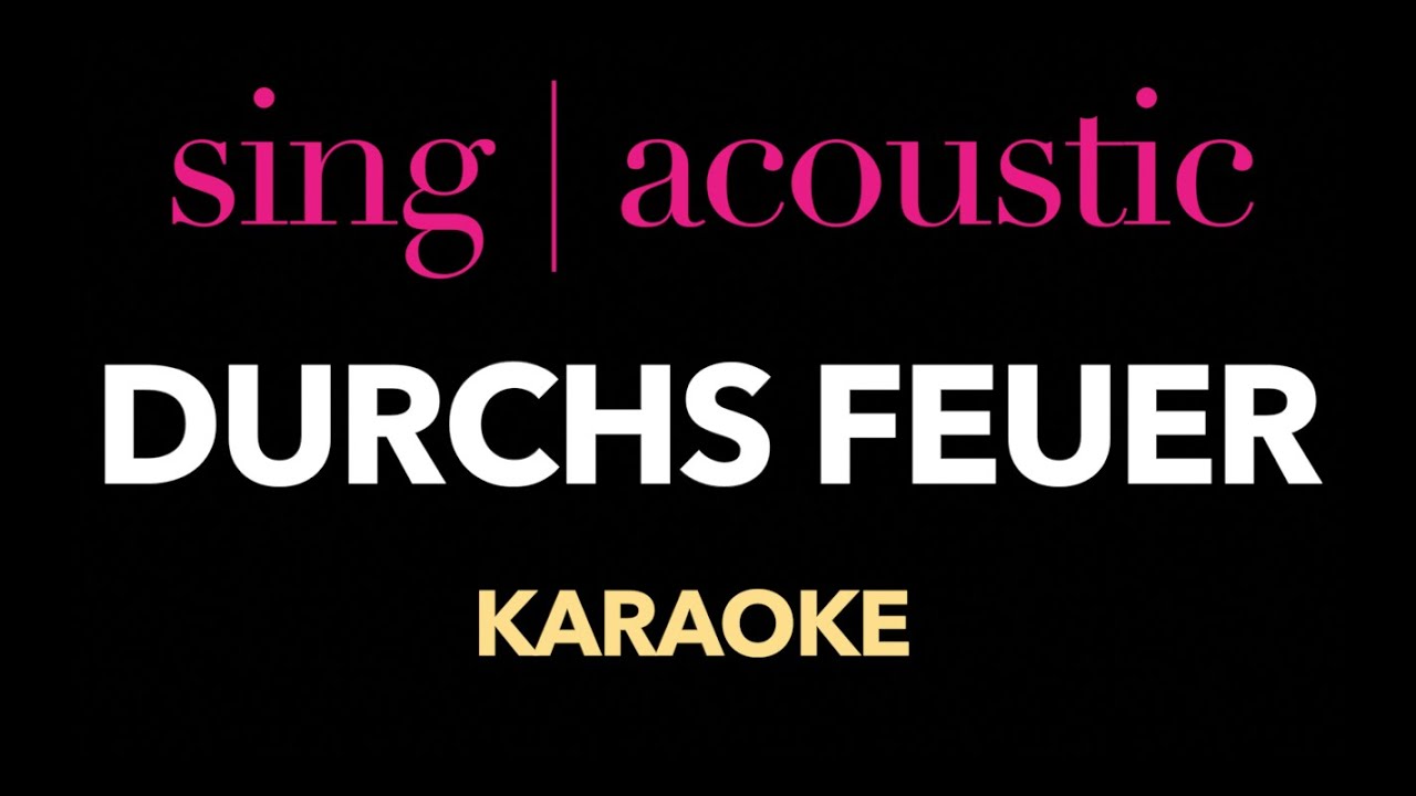 KAYEF - Durchs Feuer (Karaoke/ Instrumental)