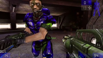 Botmatch on Viridian in Deathmatch [Direct3D9, HQ Textures & OpenAL] (Unreal Tournament 1999)