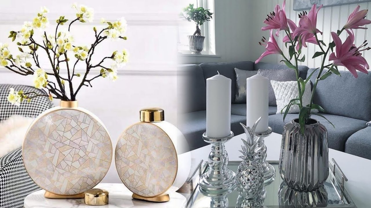 DECORACIÓN MODERNA 2025! ADORNOS Y JARRONES QUE DARÁN  LUJO Y BELLEZA A TU CASA