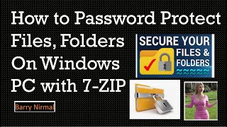 How to Compress, Archive and Password Protect Files and Folders on Windows PC with 7-ZIP screenshot 2