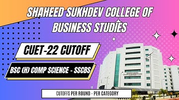 (CUET) REAL CUTOFF FOR BSC (H) COMPUTER SCIENCE IN SSCBS | CUET CUTOFF - 2022 | BSC | VINU CODE
