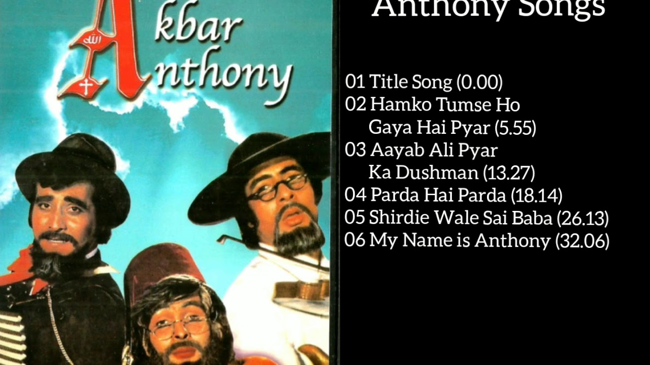 Amar Akbar Anthony 1977 All Songs Jukebox Vinod Khanna Amitabh Bachchan Rishi Kapoor