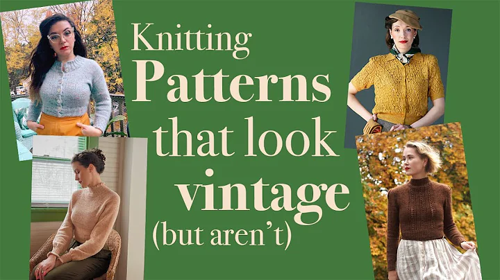 Get the Retro Look with These Modern Vintage-Inspired Knitting Patterns