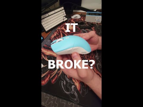 How to break your mouse as fast as possible ft. Glorious Model O Pro #shorts #pcgaming #gaming