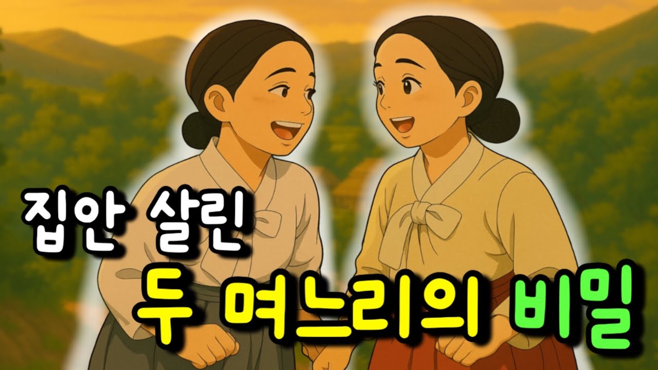 고된 시집살이를 버터내고 서로를 지킨 두 며느리|감동스토리|옛이야기|민담 