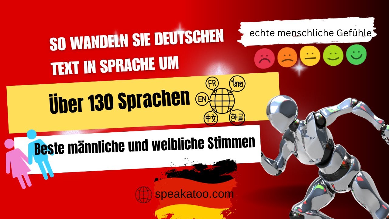Text in Sprache umwandeln: Generieren Sie männliche/weibliche KI