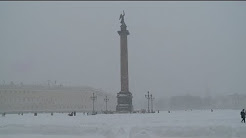 Blizzard Pummels Russia's St Petersburg