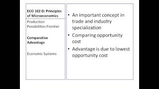 Chapter 2: Economic Models: Trade-offs and Trade