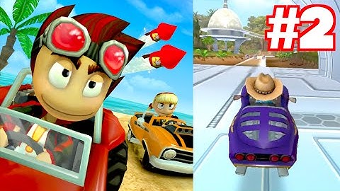 BEACH BUGGY RACING - Walkthrough Part 2 (iPhone Gameplay)