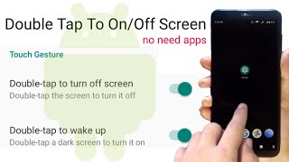 Paano gawing double tap ang pag on/off ng screen ng android phone (NO NEED APP) screenshot 5