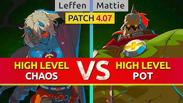 GGST ▰ Leffen (Happy Chaos) vs Mattie (Potemkin). High Level Gameplay