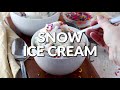 Comment faire  glace  la neige