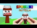 I MADE SPRUNKI OC NUTELLA | How to make sprunki Nutella papercraft 