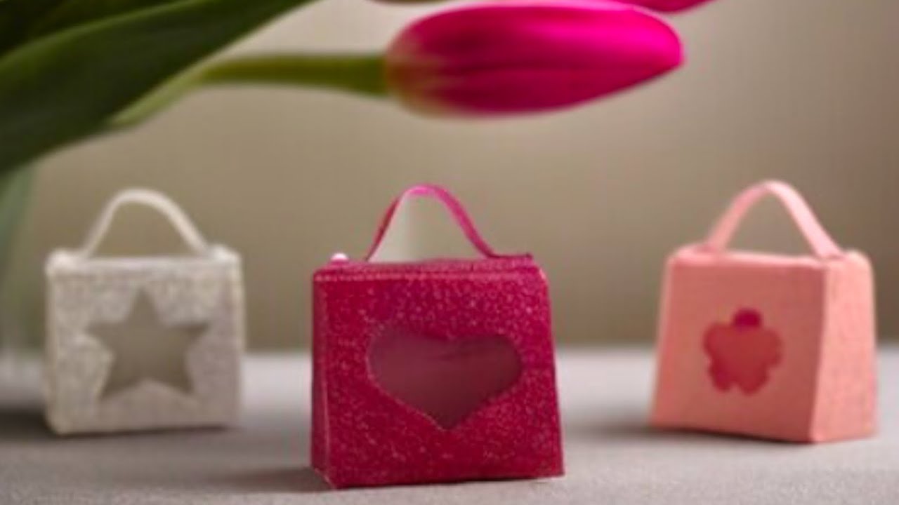 👜 BORSETTA IN GOMMA EVA senza cartamodello - anche in feltro (Little Foam Bag DIY without template)