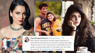 Kangana Ranaut SLAMS Sanjana Sanghi for her DELAY in rubbishing #MeToo charges against Sushant