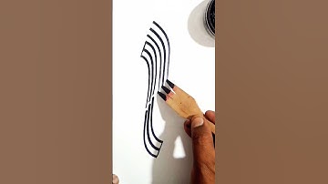 Modern Calligraphy "Alif" #alif #viral #shorts