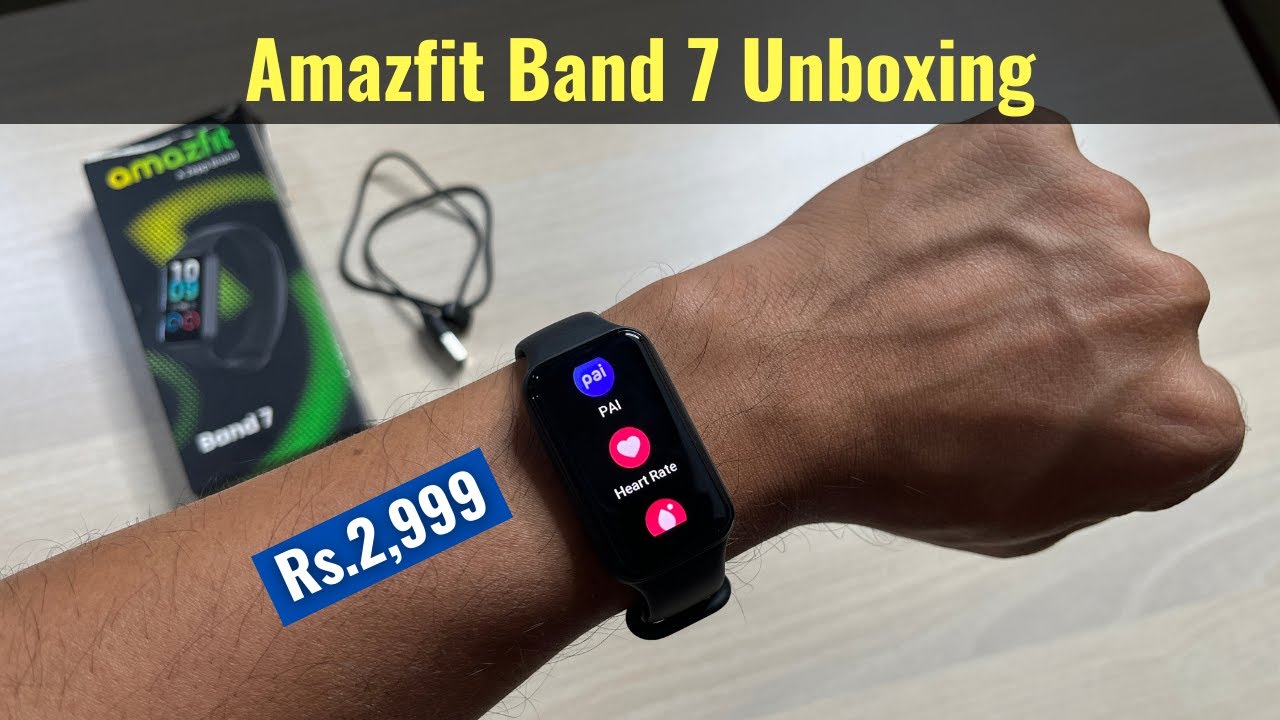 Amazfit Band 7 leaked: Rectangular design and AMOLED screen confirmed