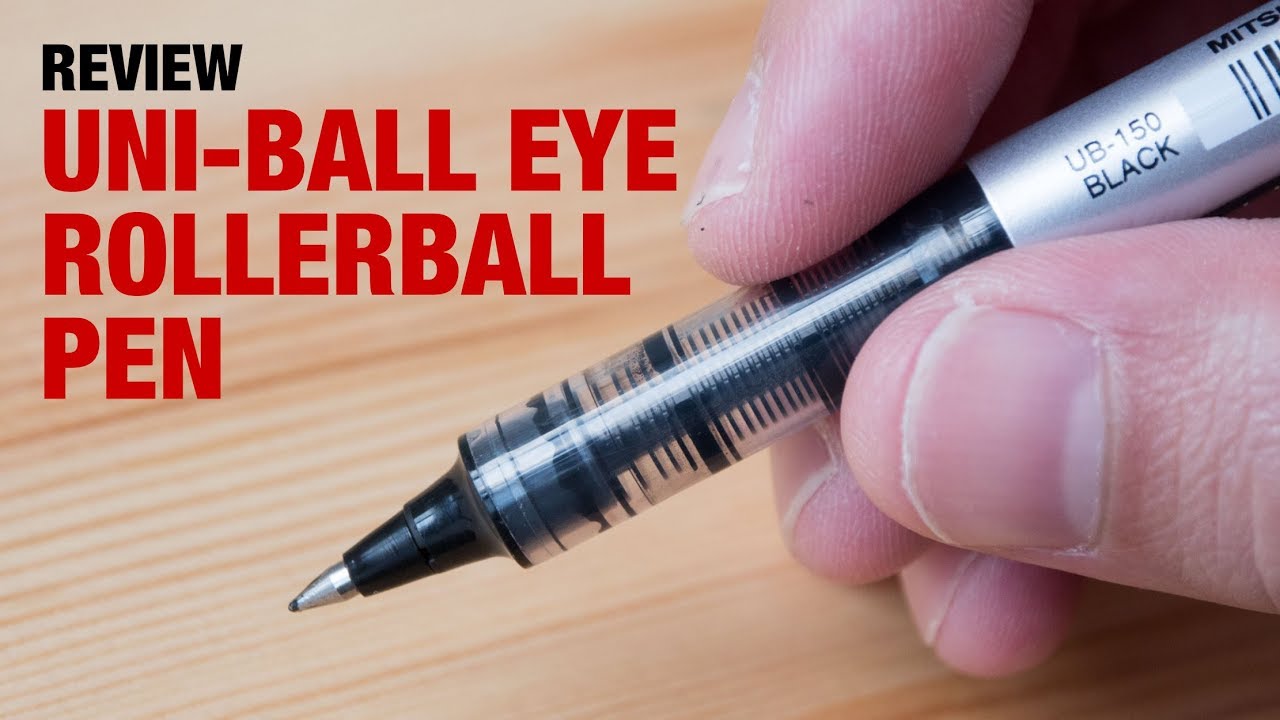 Artist Review: Uniball Eye Rollerball Pen - YouTube