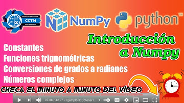 🤔 ¿Qué es Numpy en Python? | Constantes, Trigonometría, Números complejos | Numpy | ¡Muy Básico!