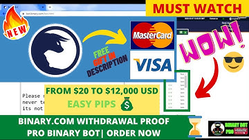 Binary.com Withdrawal Proof Using My Deriv Binary Bot | $100