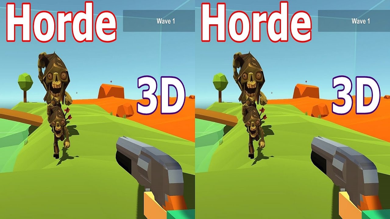 3D VR video Horde   3D SBS VR box google cardboard